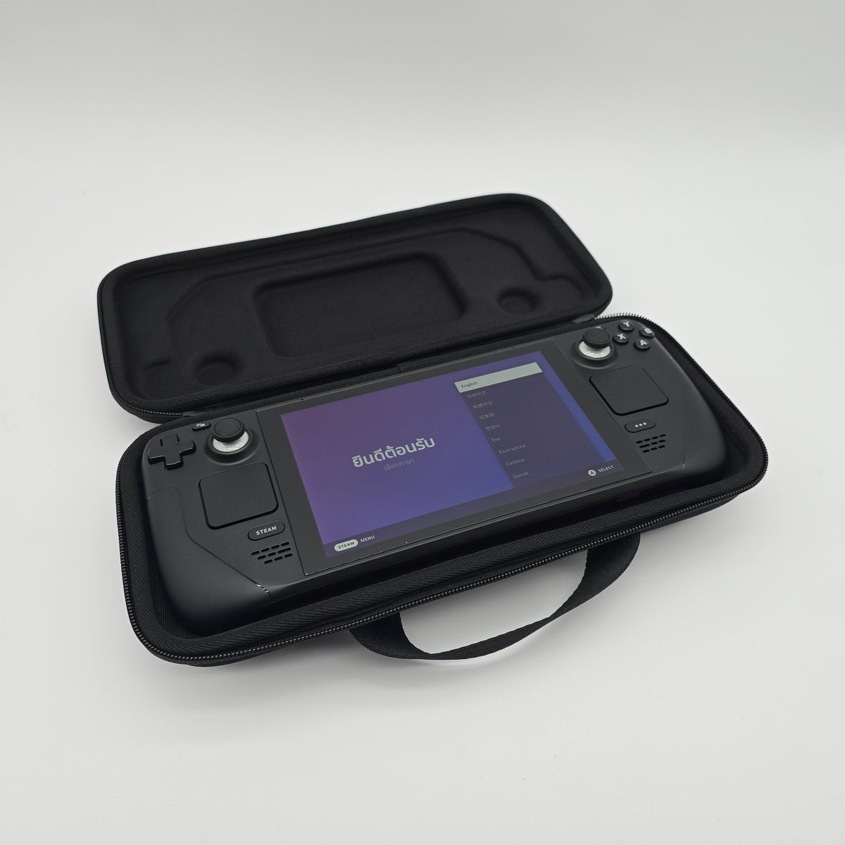 Valve Steam Deck LCD 64GB, Like New, w/ Aftermarket Purple Transparent Backplate and Case
