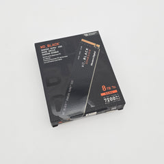 WD_Black SN850X 8TB NVMe SSD, Gen4 PCIe, M.2 2280, Up to 7,200 MB/s