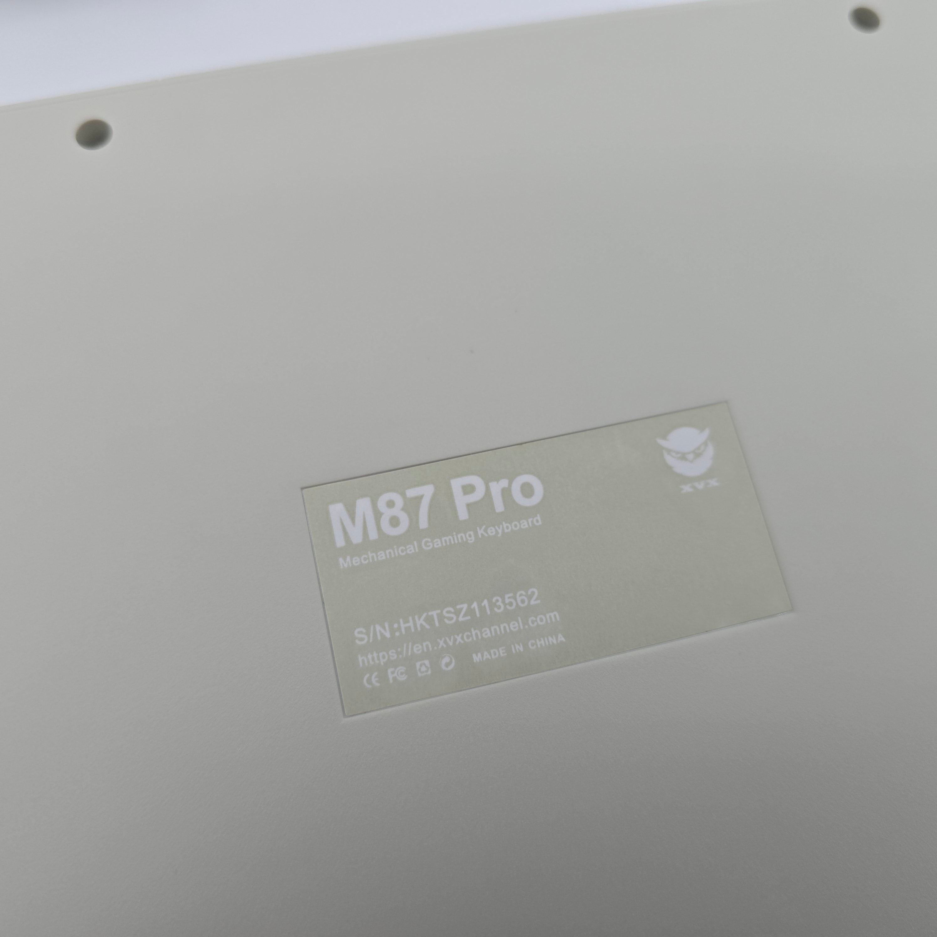 Womier Retro M87 Pro Wireless Mechanical Gaming Keyboard, OLED Screen, Outemu White Switches