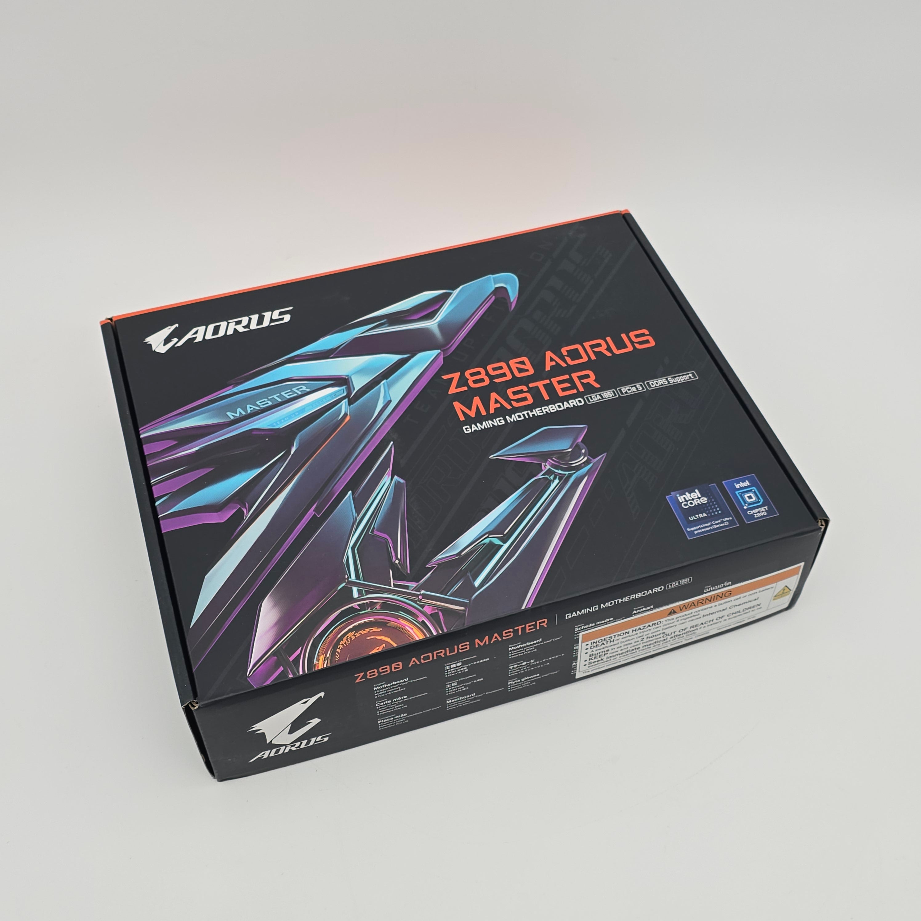 Gigabyte Z890 Aorus Master Gaming Motherboard Intel Socket LGA 1851, New
